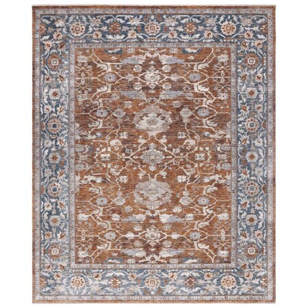 Safavieh 4 x 6 ft. Heirloom 700 Global Power Loomed Rectangle Area Rug Blue & Grey HRL724M-4